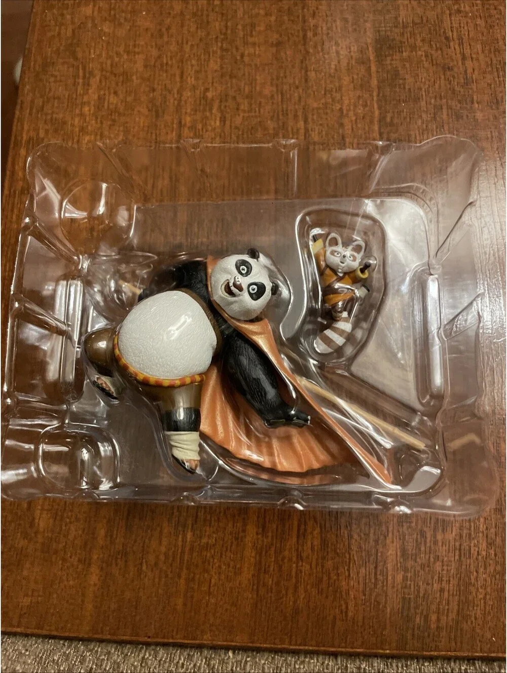 2008 Hallmark Keepsake Christmas Ornament Set Po and Shifu Kung Fu Panda QXI4261